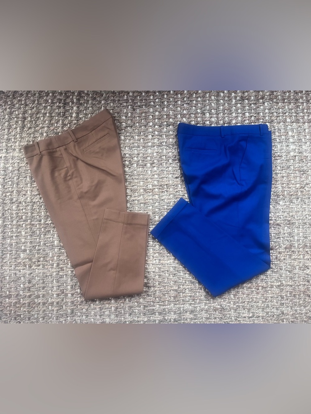 J.Crew Dress Pants Bundle (2 Pairs) Size 8 | Café Capri & Stretch Slim